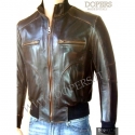 Leather jacket for man model Pitt Bomber
