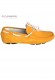 Genuine leather shoes Model Moccasin Vinci mustard