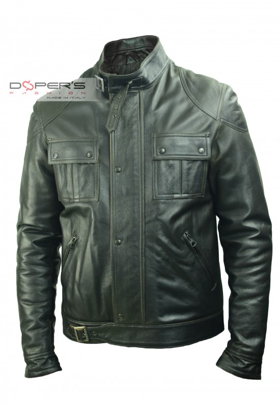 Leather Jacket for men model Ned