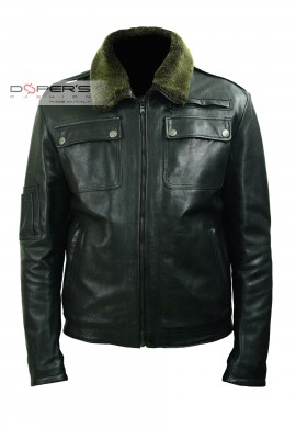 Genuine leather jacket for men model Bucarest,