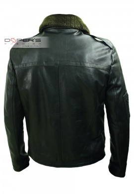 Genuine leather jacket for men model Bucarest,