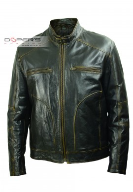 Leather Jacket for men model Pitt Raider 