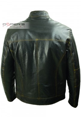 Leather Jacket for men model Pitt Raider 