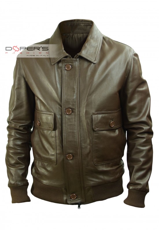 Leather jacket for men Model George Class