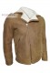 Side photo of the Ralph Dopers suede shearling coat