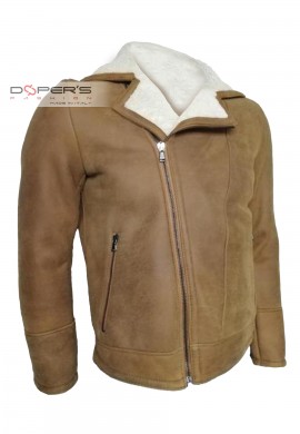 Fronte del Chiodo scamosciato cappotto shearling Ralph Dopers