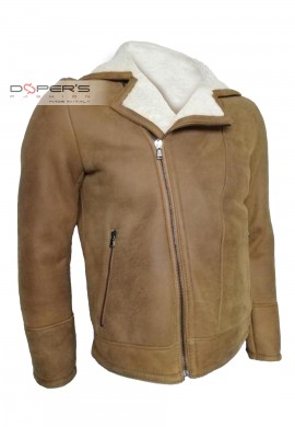 Nail front suede shearling coat Ralph Dopers