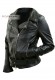 Side photo of the Genuine leather Biker jacket Doper'S Mara