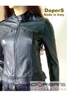 Leather jacket for women model Christine