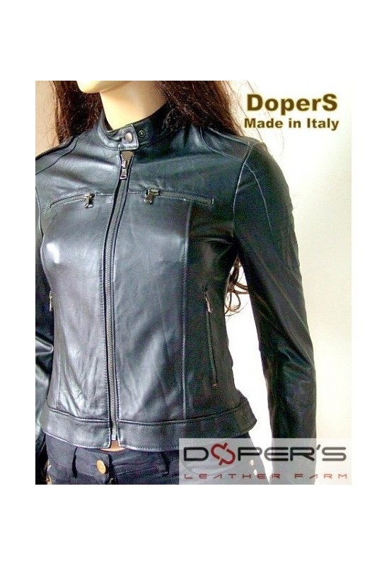 Donna pelle sales leather coat