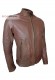 Side photo of the Erman Dopers genuine leather jacket