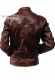 Back photo of the George x45 Doper'S leather jacket