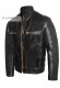 Side photo of the Pitt Doper'S leather jacket