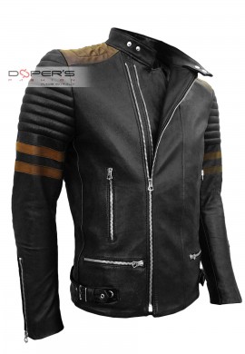 Leather jacket for men model Kim Raider 