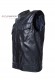 Side photo of the Xander Doper's genuine leather vest