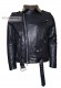 Front photo of the Stephen Doper'S genuine leather closed Shearling jacket