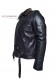 Side photo of the Stephen Doper'S genuine leather Shearling jacket