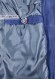 Tasca interna sinistra della giacca in vera pelle scamosciata blu Zac Capri Doper'S