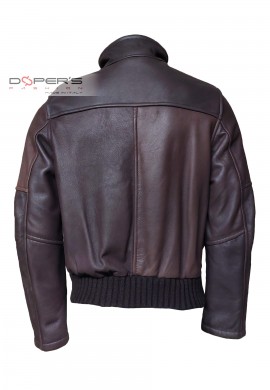 Leather jacket for men model Moscow