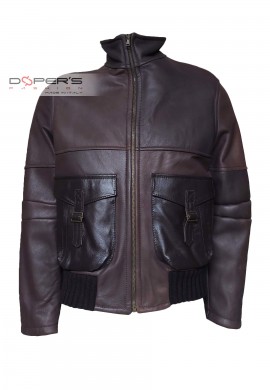 Leather jacket for men model Moscow