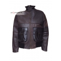 Leather jacket for men model Moscow