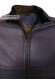 Open collar of Moscow Doper'S Shearling Sheepskin Jacket