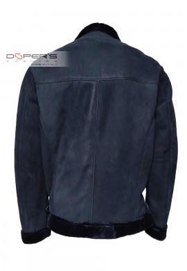 Front photo of the Iceland Doper'S leather shearling jacket