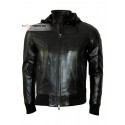 Giubbotto Pelle Uomo Mod. Bomber George Cap