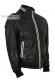 Side photo of the Prescott Doper'S genuine leather jacket