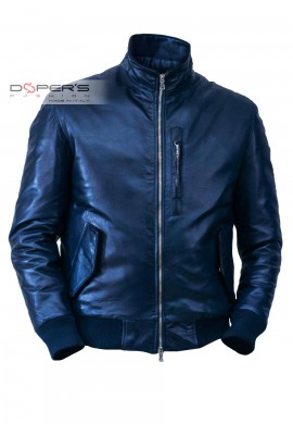 Details of the George Bomber F Doper'S genuine leather jacket