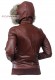 Back photo of the George Cap USA Doper'S genuine leather jacket