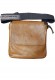 Front photo of the Barry Doper'S genuine leather shoulder bag for men tan color