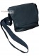 Side photo of the Barry Doper'S genuine leather shoulder bag for men, black colour