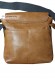 back pockets of the Barry Doper'S men's genuine leather shoulder bag in tan colour