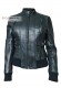 Front photo of the Desirè Doper'S women's leather bomber jacket