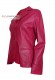 Side photo of Connie Doper'S Women's Red Leather Blazer Jacket