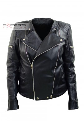 Genuine leather jacket for women, model Sally