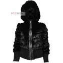 Fur Rabbit jacket style bomber Ivana