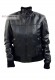 Front photo of the Sole Doper'S women's leather bomber jacket