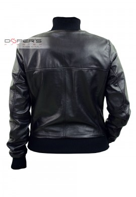 Front photo of the Sole Doper'S women's leather jacket