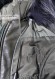 Cerniera del cappuccio removibile del Giubbotto invernale elegante in pelle, tessuto e pelliccia Minoux Doper'S