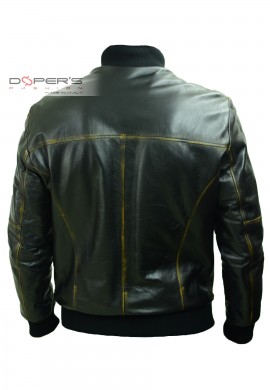 Leather jacket for men model Pitt