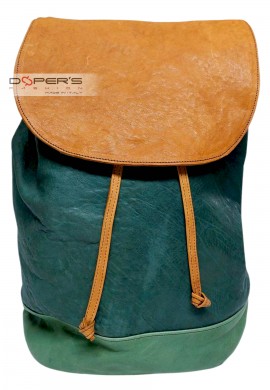 Leather backpack unisex style Freeland