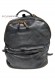 Front photo of the Vintage Florence model backpack black color