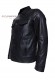 Side pic of the Men's leather jacket Elvis model