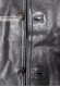 Button closure of the Men's leather jacket Elvis model