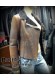 Giacca in Pelle Shearling Donna Modello Chiodo  X145