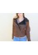 Shearling Leather Jacket Woman Model Chiodo X 145