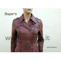 Leather jacket for women, model Elisea