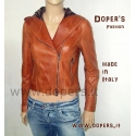Leather jacket model Taormina